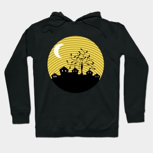 Quiet village at night Hoodie